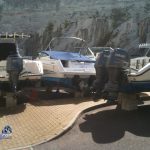 Boats in Dockyard Bermuda for Hurricane Leslie September 6 2012 (4)