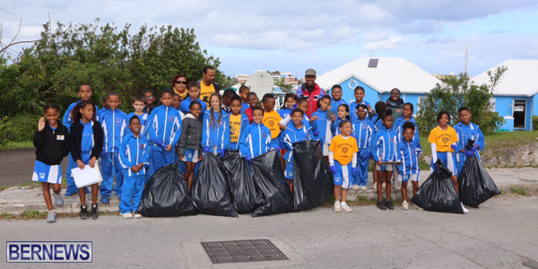 Elliot Primary Students Clean Up Devonshire - Bernews