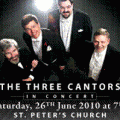 Three Cantors To Perform At St Peter’s Church