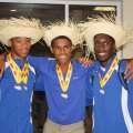 Photos: Track Athletes Return With 4 Medals
