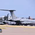 RAF Fighter Bombers Stop at Airport