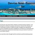 Devrae Noel-Simmons: Election Campaign Website