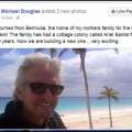 Michael Douglas’ Post Sets Facebook Buzzing