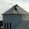 Lightning Strikes Roof Of Southampton Church