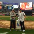 Premier Delivers First Pitch At Yankee Stadium
