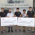 SoftBank Team Japan Donate Foil Fest Winnings