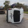 North Shore Collision Results In Overturned Van