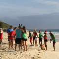 Christmas Day Celebrations On Elbow Beach