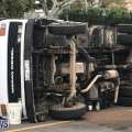 Photos/Video: Overturned Truck On Middle Road
