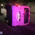Photos: Van Crashes On Side In Pembroke