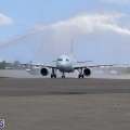 Photos & Video: Special Welcome For Air Canada