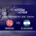 Football: Bermuda vs El Salvador On Nov 16