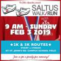 Saltus To Host Run & Walk On February 3