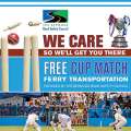 Free Ferry Transportation Over Cup Match