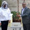 ‘Roof Wetting’ Held For New Beehives At Bacardi