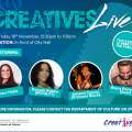 Creatives Live Performance Event Tomorrow