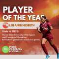 Nesbeth Named Female Player Of The Year