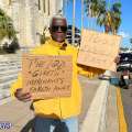 Photos: Protest On Food Prices In Bermuda