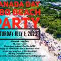 Canada Day BBQ Beach Party On July 1st