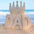 ‘Happy Father’s Day’ Sandcastle Greetings