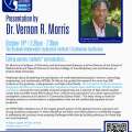 Dr Vernon Morris To Present Lecture At BUEI