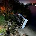 Truck Crashes Over Embankment In East End