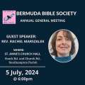 Bermuda Bible Society To Hold AGM