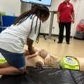Minister Wilson Participates In CPR Training