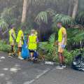 DaRock Footballers Help Clean Up Bermuda