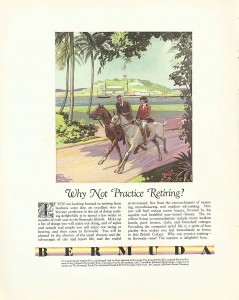 Bermuda tourism ad 1931