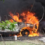 car on fire bermuda 7