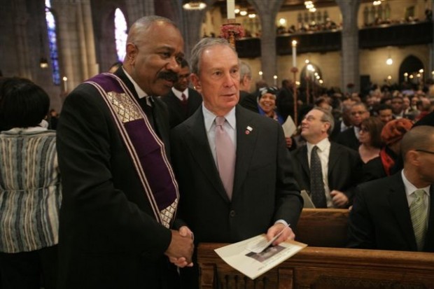 Dennis Rahiim Watson and Mayor Bloomberg