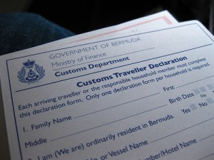 bermuda customs form