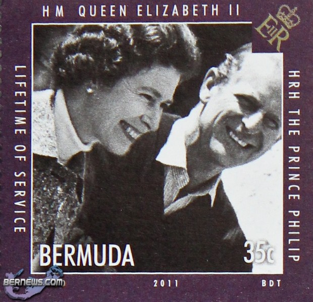 Queen Elizabeth II Stamp Issue Bermuda Mar 4th 2011-1-2