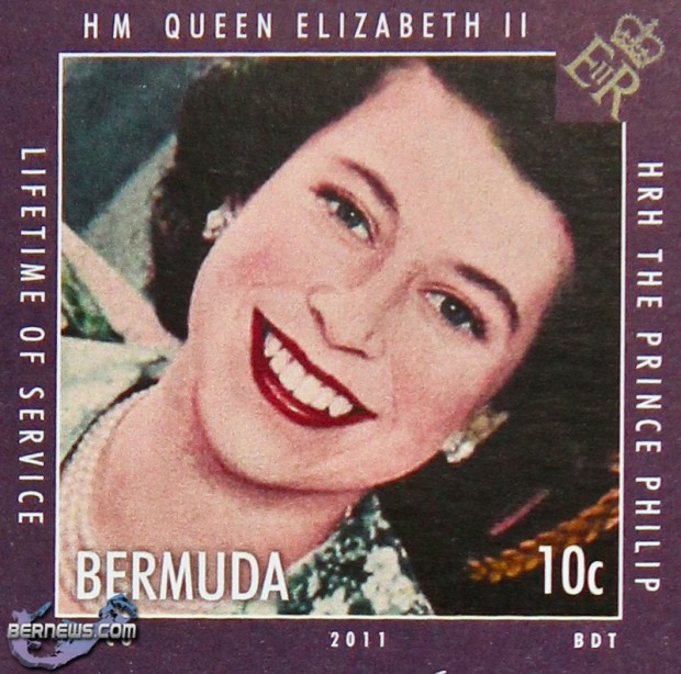 Queen Elizabeth II Stamp Issue Bermuda Mar 4th 2011-1-3