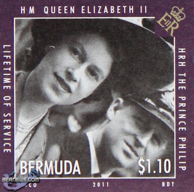 Queen Elizabeth II Stamp Issue Bermuda Mar 4th 2011-1-4