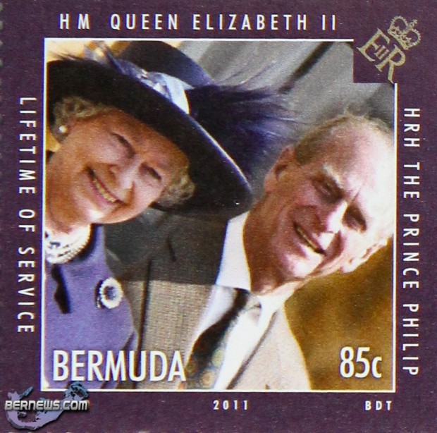 Queen Elizabeth II Stamp Issue Bermuda Mar 4th 2011-1