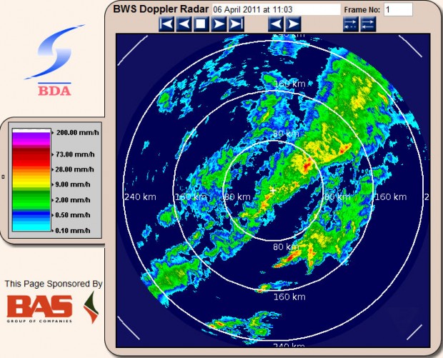 Bermuda Weather Radar 1103 April 6 2011