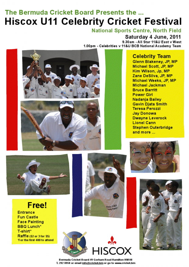hiscox 2011 poster cricket