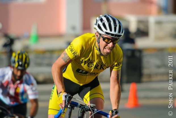 Stephen Tomlinson of Team Fast Forward Bicycle Works