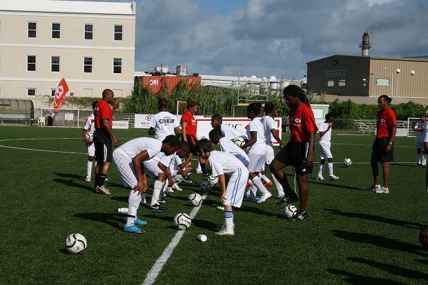 hsbc soccer clinic bermuda june 21 2011
