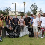 Norwegian Dawn Captain Paul von Knorring and Crew Clean and Green Activity Bermuda July 25 2011