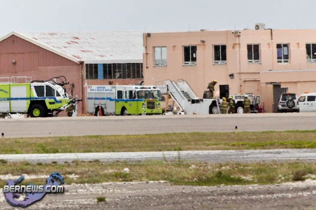 Truck engine fire airport Bermuda July 11 2011-1_wm