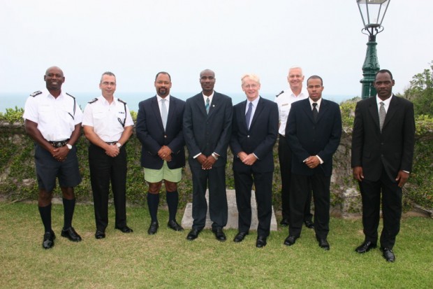 UKCOT Senior Police Officers Visit Government House Bermuda july 14 2011