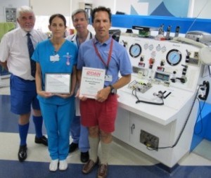 Copy of Hyperbaric Team With IRA and DAN Certificates
