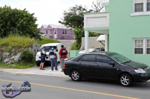 Police Gun shot activity Glebe Road St Monicas Bermuda October 2 2011-1_wm