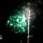 Fireworks At 2011 Boat Parade Hamilton Harbour Bermuda December 10 2011-1-11