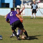 X’Roads vs Flanagan’s Onion’s Football Soccer Bermuda December 27 2011-1-14