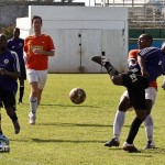 X’Roads vs Flanagan’s Onion’s Football Soccer Bermuda December 27 2011-1-29