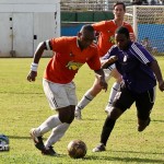 X’Roads vs Flanagan’s Onion’s Football Soccer Bermuda December 27 2011-1-30